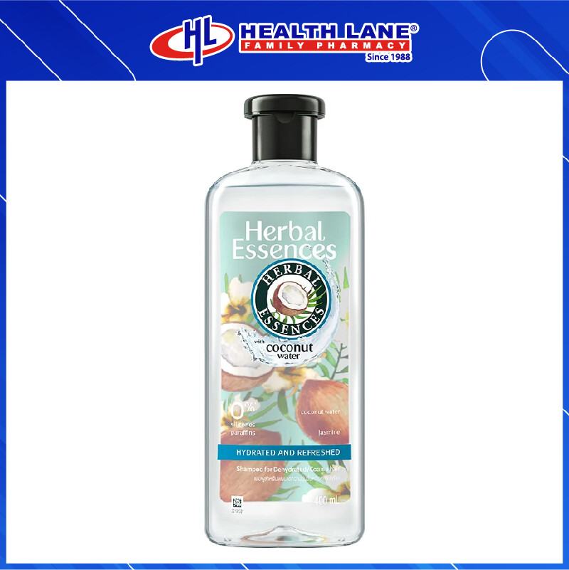 HERBAL ESSENCES COCONUT WATER HYDRATED AND REFRESHED SHAMPOO 400ML